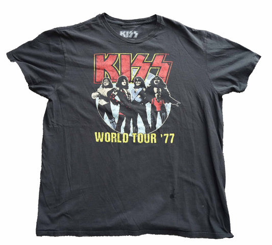 バンドT KISS WORLD TOUR '77 size XL